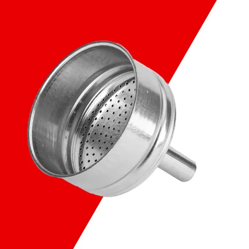 Bialetti Moka Express -vaihtosuodatinsuppilo, 4 kupin, alumiini, harmaa / hopea – Bialetti