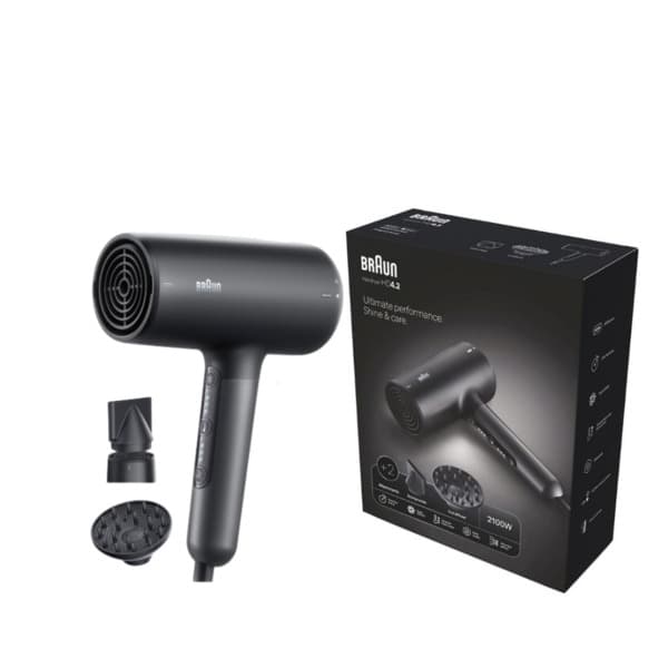 Braun BRHD211E 2100 W -hiustenkuivaaja, musta – Braun