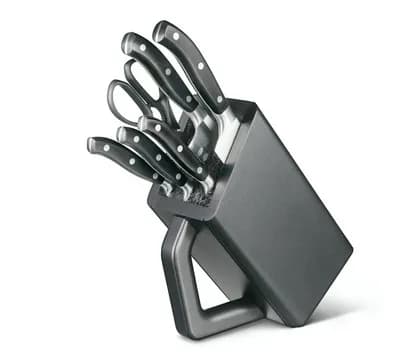Victorinox Grand Maître -veitsitukkisarja, 6 osaa, musta/hopea – Victorinox