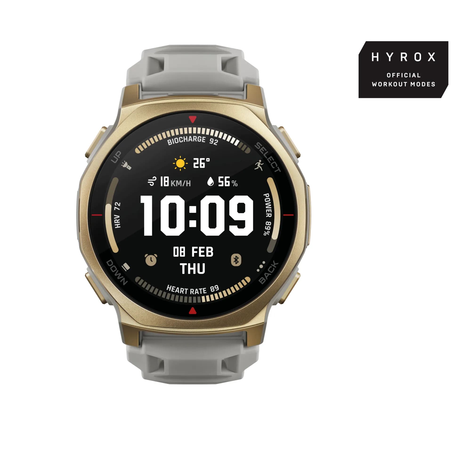 Amazfit T-Rex 3 Pro 44mm -älykello, arctic gold – AMAZFIT