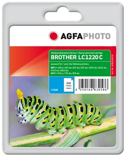 AGFAPHOTO LC1220C -mustekasetti, 7 ml, cyan – AgfaPhoto