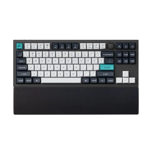 Keychron Q3/V3 Silicone -rannetuki, Musta – Keychron