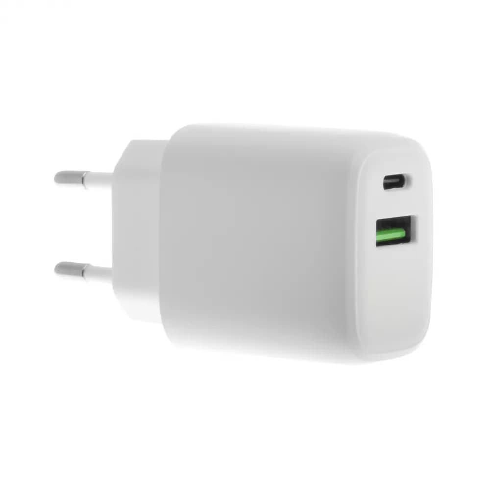 Insmat - Verkkosovitin - 30 watti(a) - 3 A - PD 3.0, Quick Charge 3.0 - 2 lähtöliittimet (USB, 24 pin USB-C) – Insmat