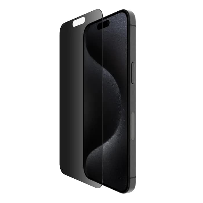 Belkin TemperedGlass Privacy Treated Screen Protector for iPhone 15 Pro Max – Belkin