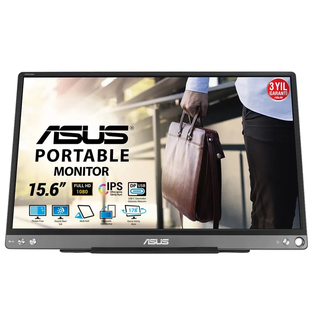ASUS ZenScreen MB16ACE 15.6", Full HD, IPS -kannettava näyttö – ASUS