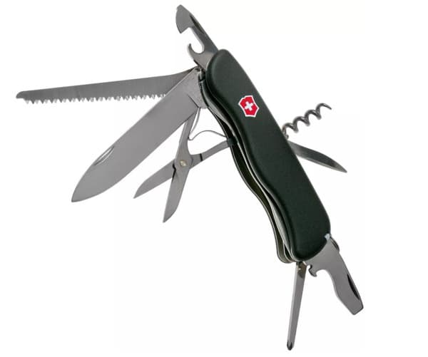 Victorinox Outrider -linkkuveitsi, musta, 111 mm – Victorinox