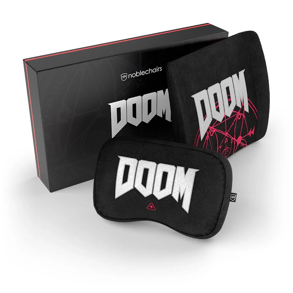 Noblechairs Doom Edition -pelituolin tyynysarja, muistivaahtoa – NOBLECHAIRS