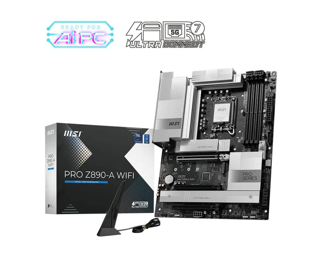 MSI PRO Z890-A WiFi 7 LGA 1851 ATX -emolevy – MSI