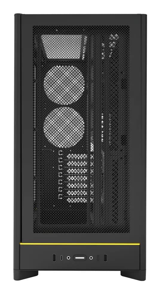 Montech HS01 -miditornikotelo ikkunalla ja RGB-valaistuksella, mustavalkoinen – MONTECH