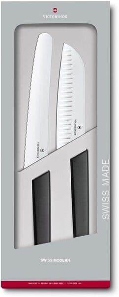 Victorinox Swiss Modern -keittiöveitsisetti, 2-osainen, musta – Victorinox