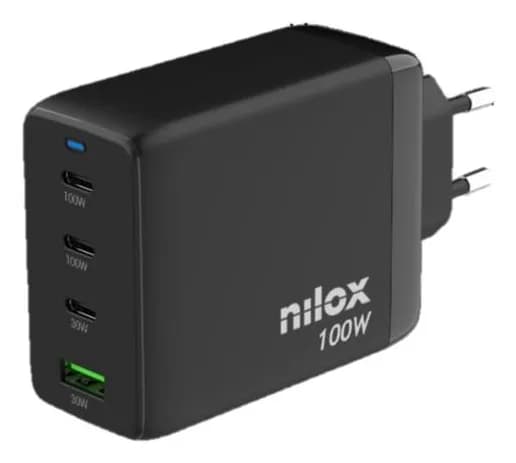 Nilox NXGANUSBC100 - Laturi, Musta – NILOX