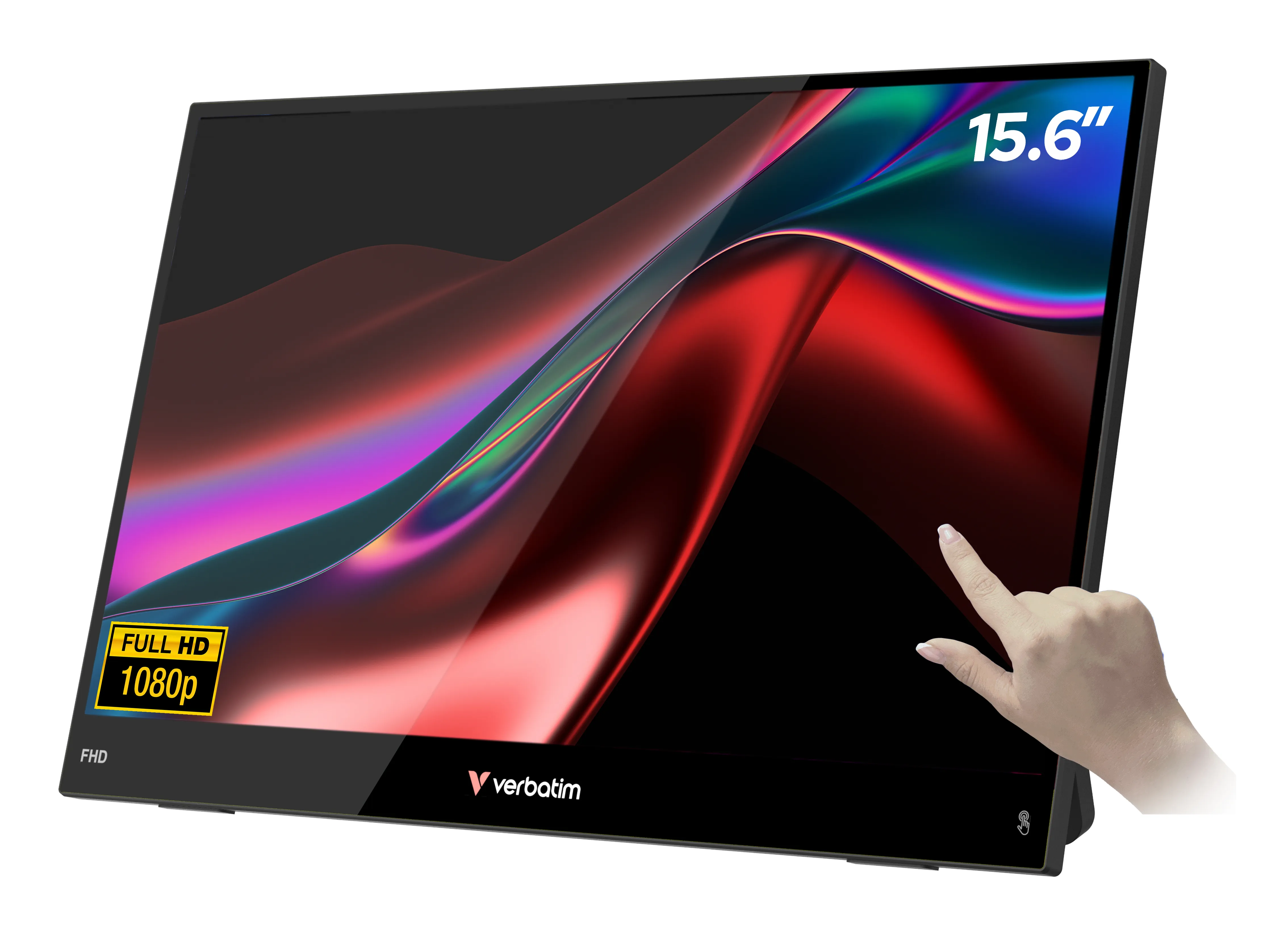Verbatim 32402 15.6" Full HD, IPS, HDR, Touch -kannettava näyttö – Verbatim