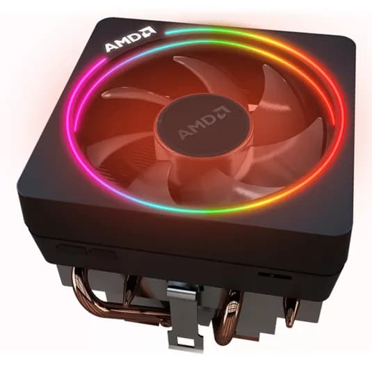 AMD Wraith Prism SR4 PIB, 92 mm RGB -prosessorijäähdytin, musta – AMD