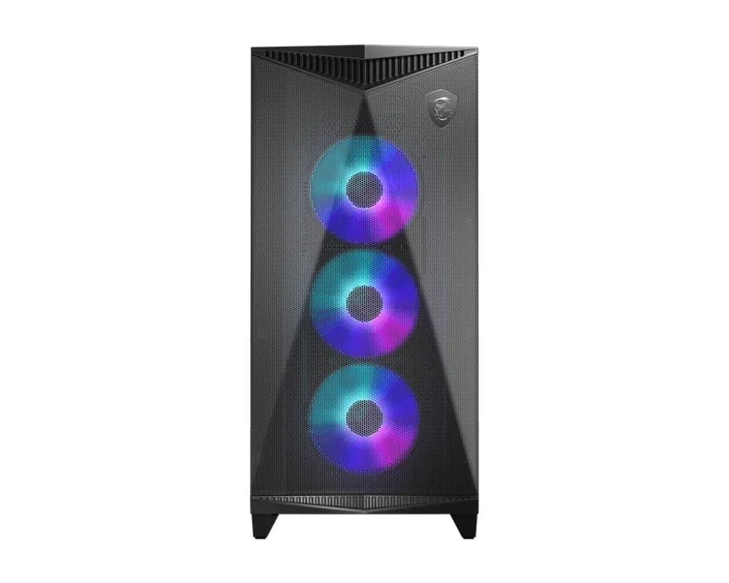 MSI MPG GUNGNIR 300R AIRFLOW -miditornikotelo RGB-valaistuksella, valkoinen – MSI