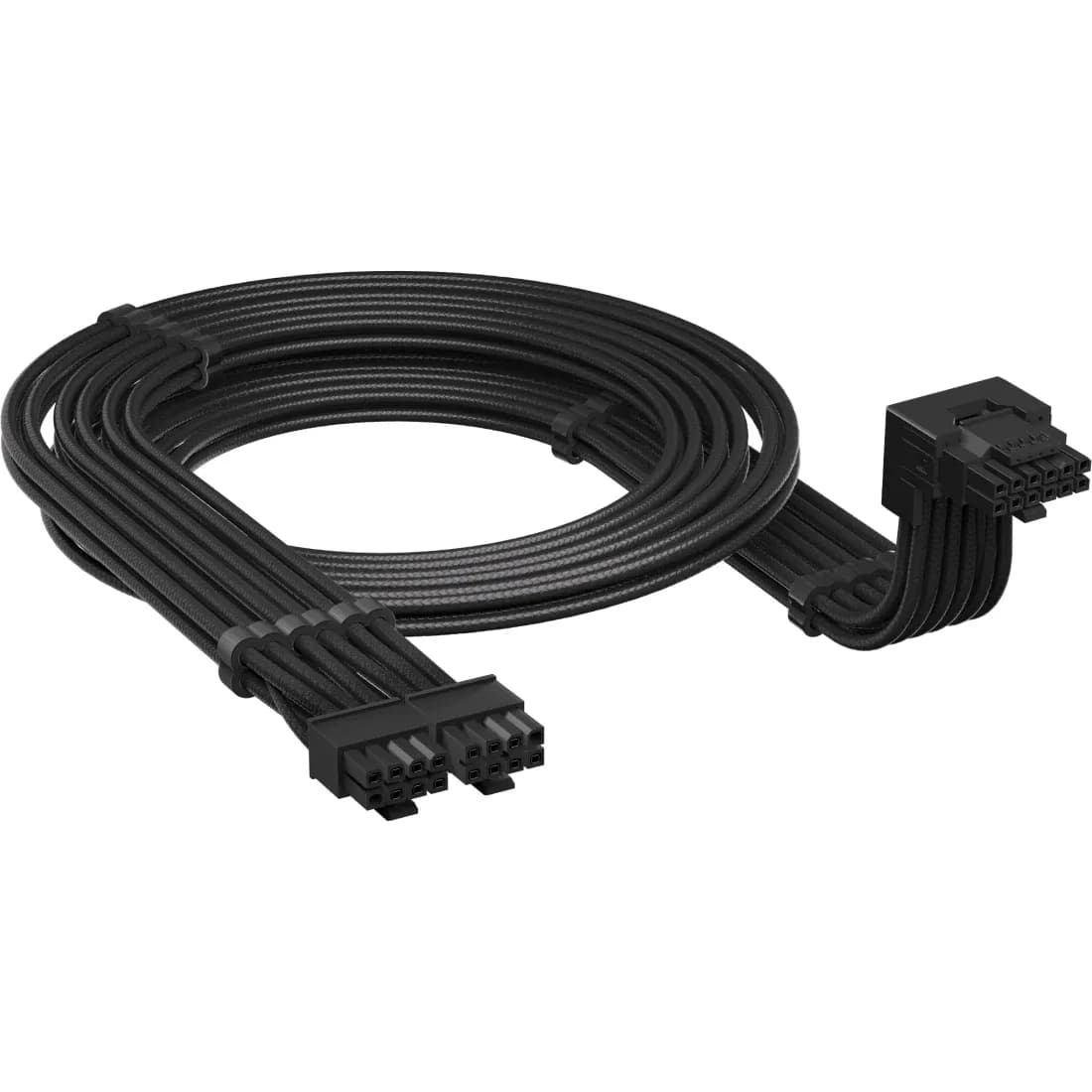 Corsair Type 5 90° 12V-2x6 Style B, 12V-2x6-sovitekaapeli, 65 cm, musta – Corsair
