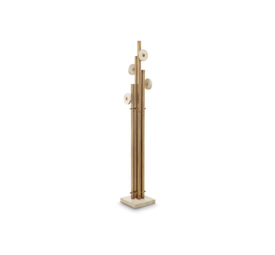 Amadora Coatrack Vintage Brass – Eichholtz