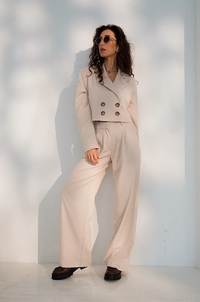 Aspen Blazer White – ANGELL