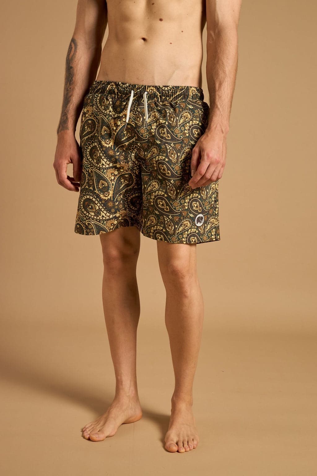 Forest Paisley Uimashortsit Vihreä – Trendsplant
