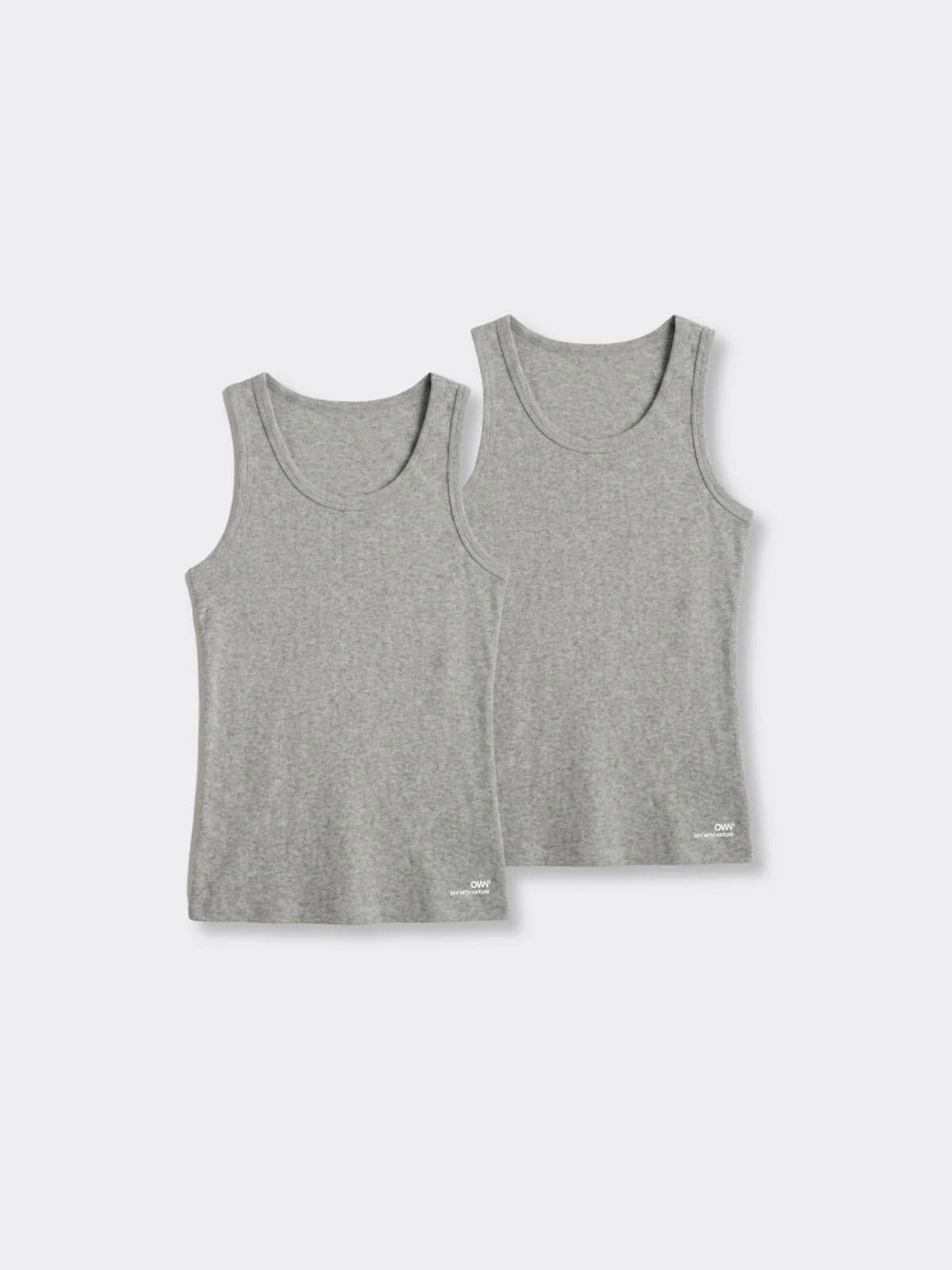 Women's Tank Top 2-pack Grey – Off With Nature