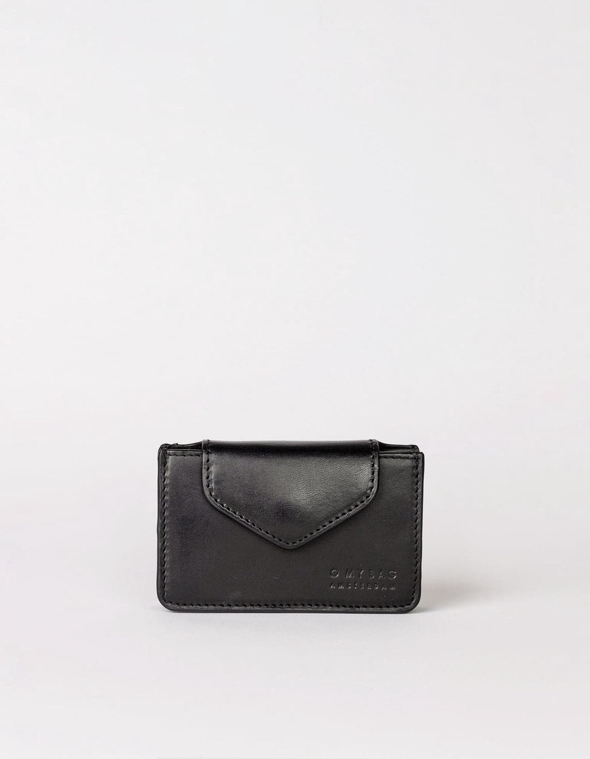 Harmonica Wallet Black Classic Leather – O My Bag