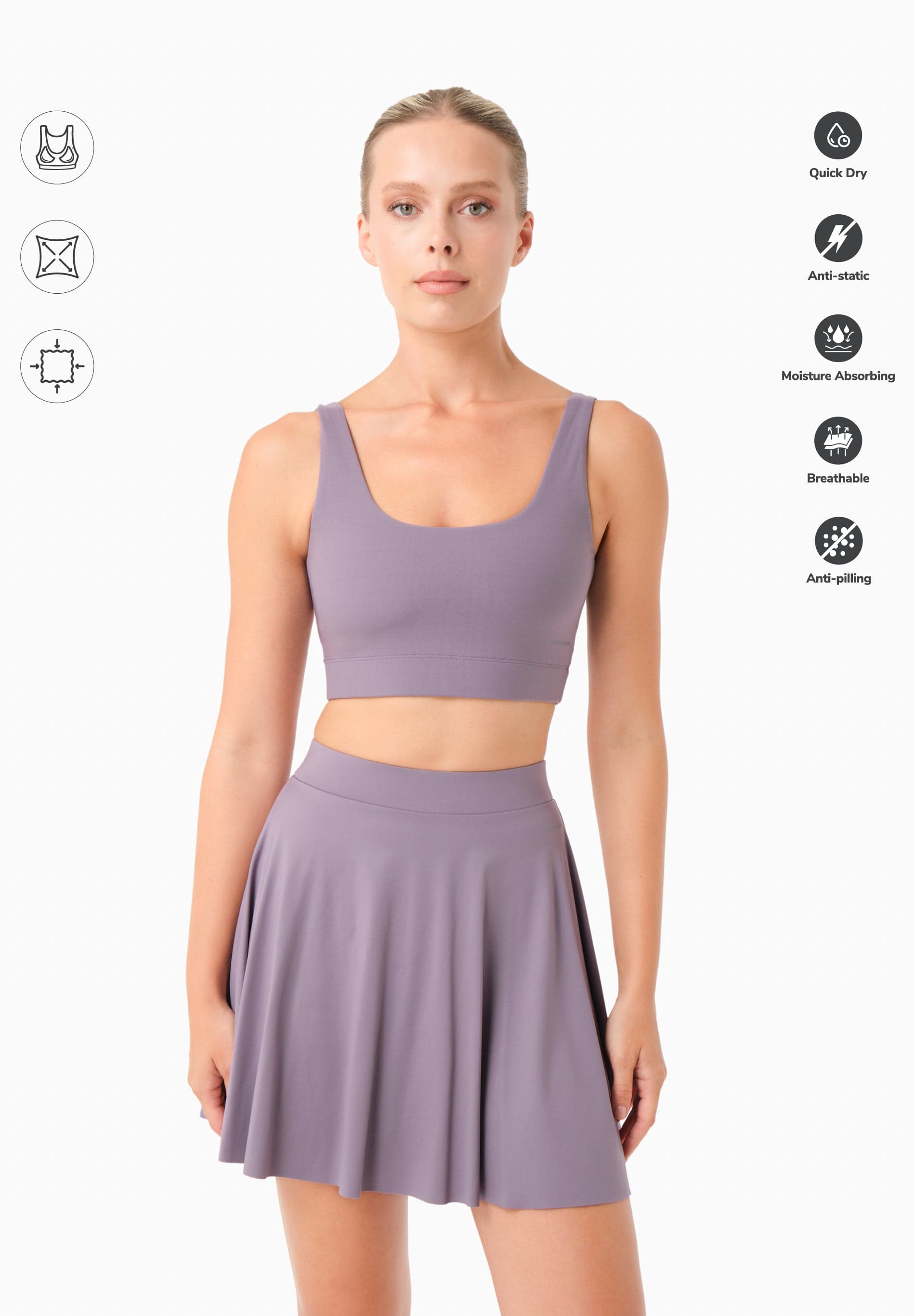 Bess Bralette Dirty Lilac – ORGANICATION
