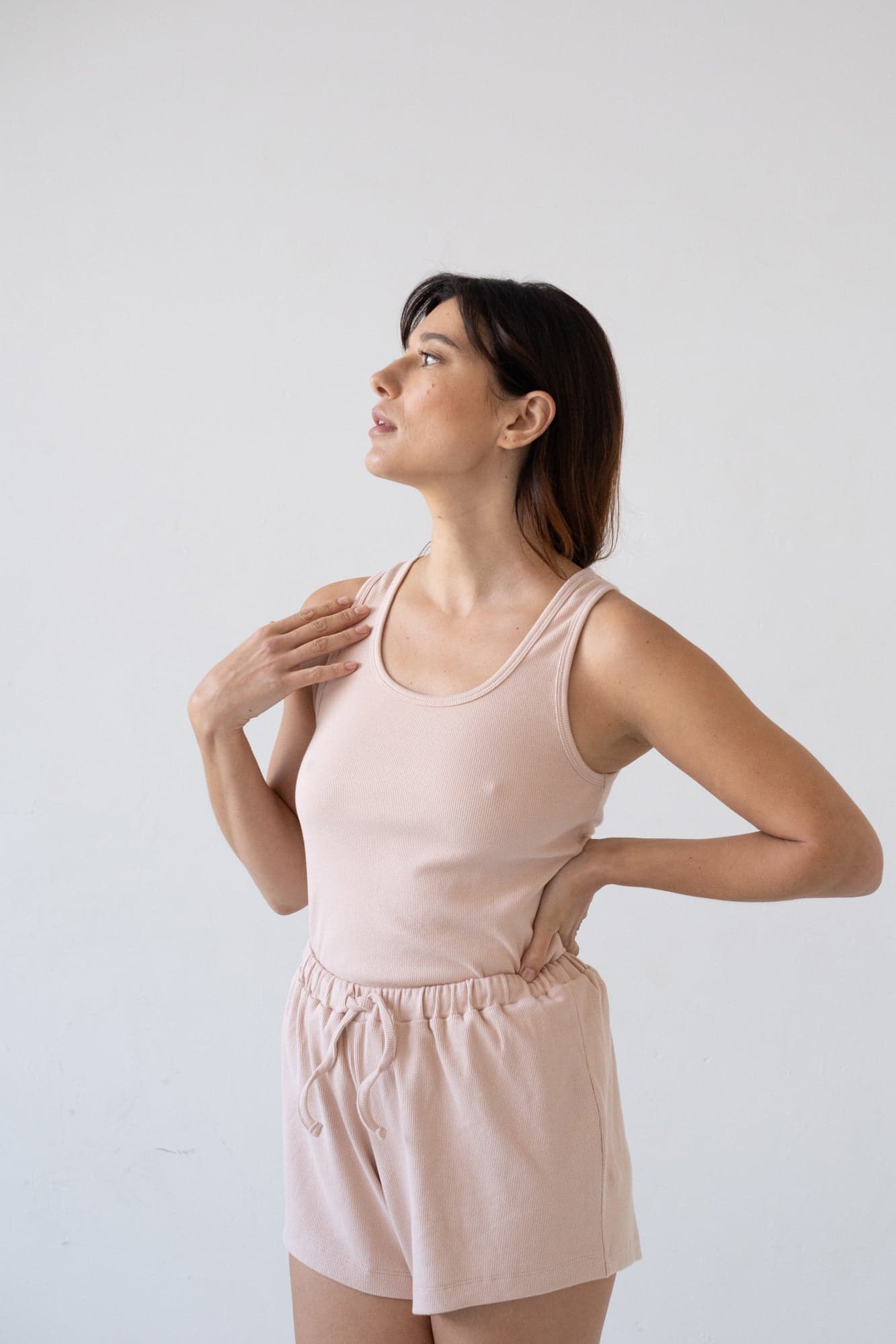 Bonnie Ribbed Tank Top Pink – TIRALAHILACHA
