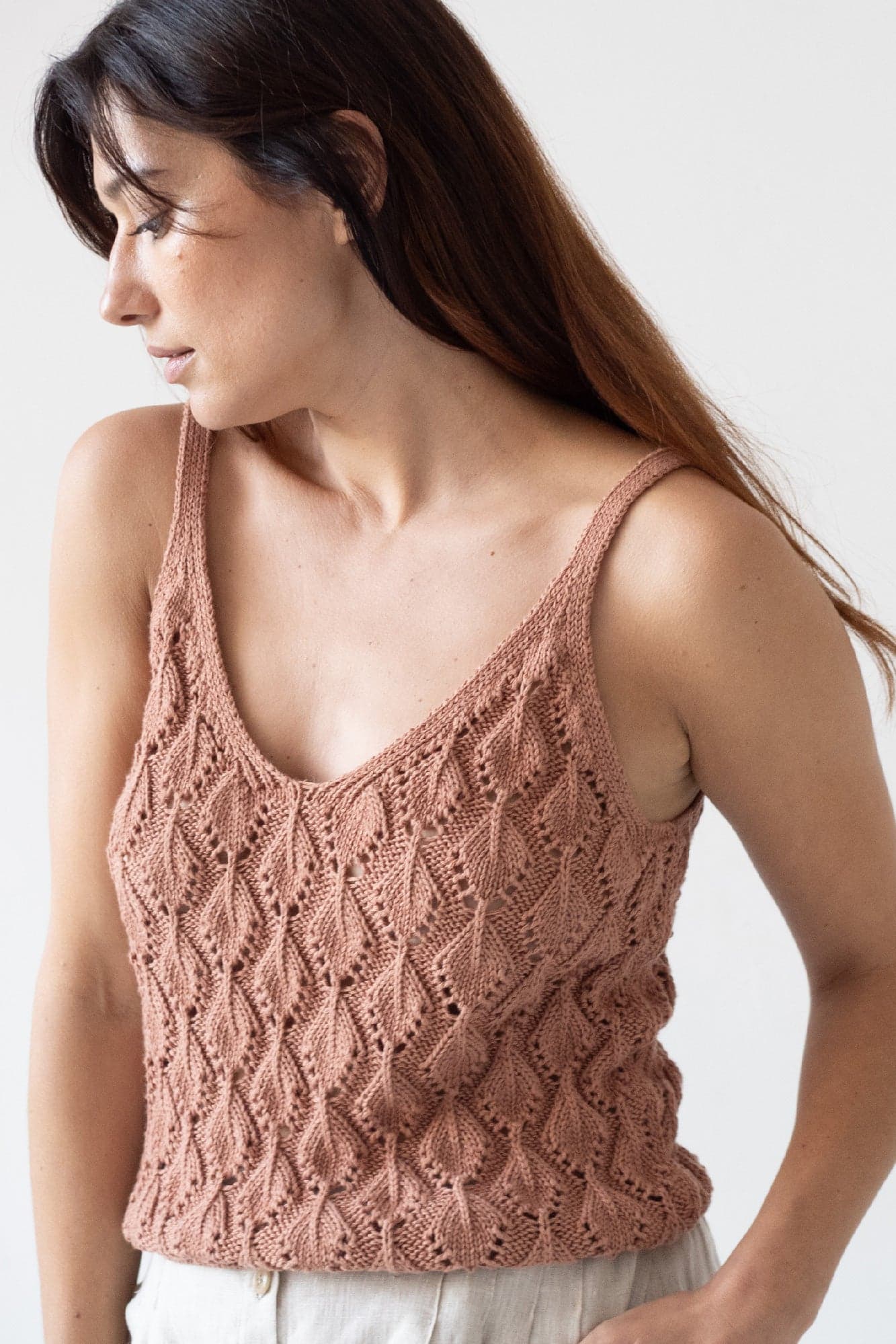 Basile Openwork Tank Top Pink – TIRALAHILACHA
