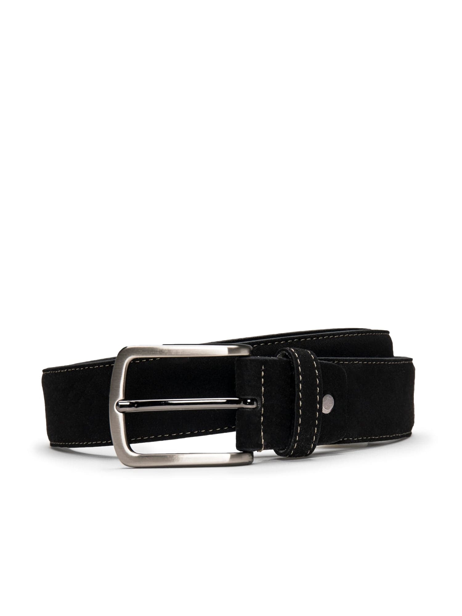 Gava Microfiber Vegan Miesten Musta Vyö – NAE Vegan Shoes