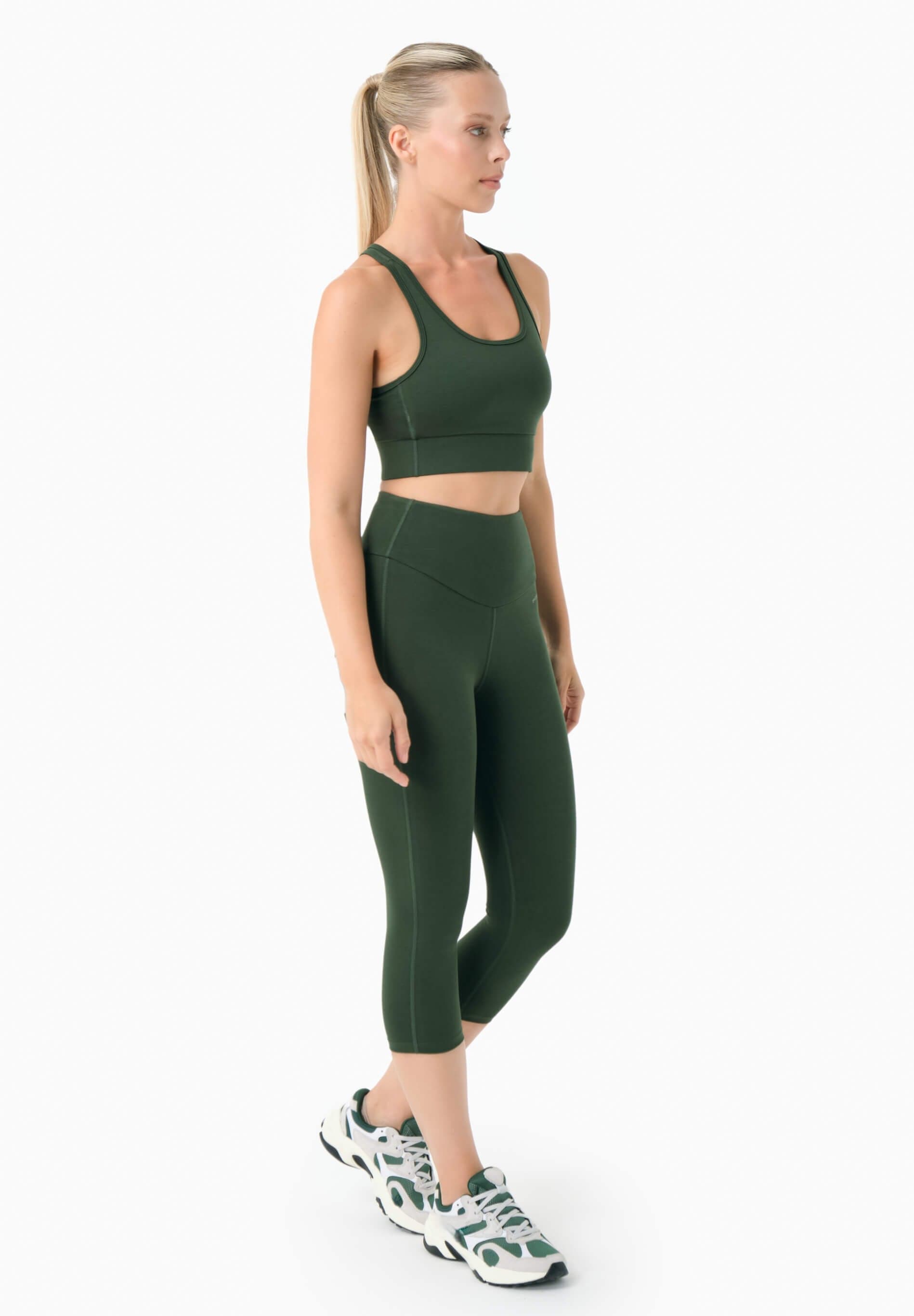 Lissa Capri Leggingsit Amazonasvihreä – ORGANICATION