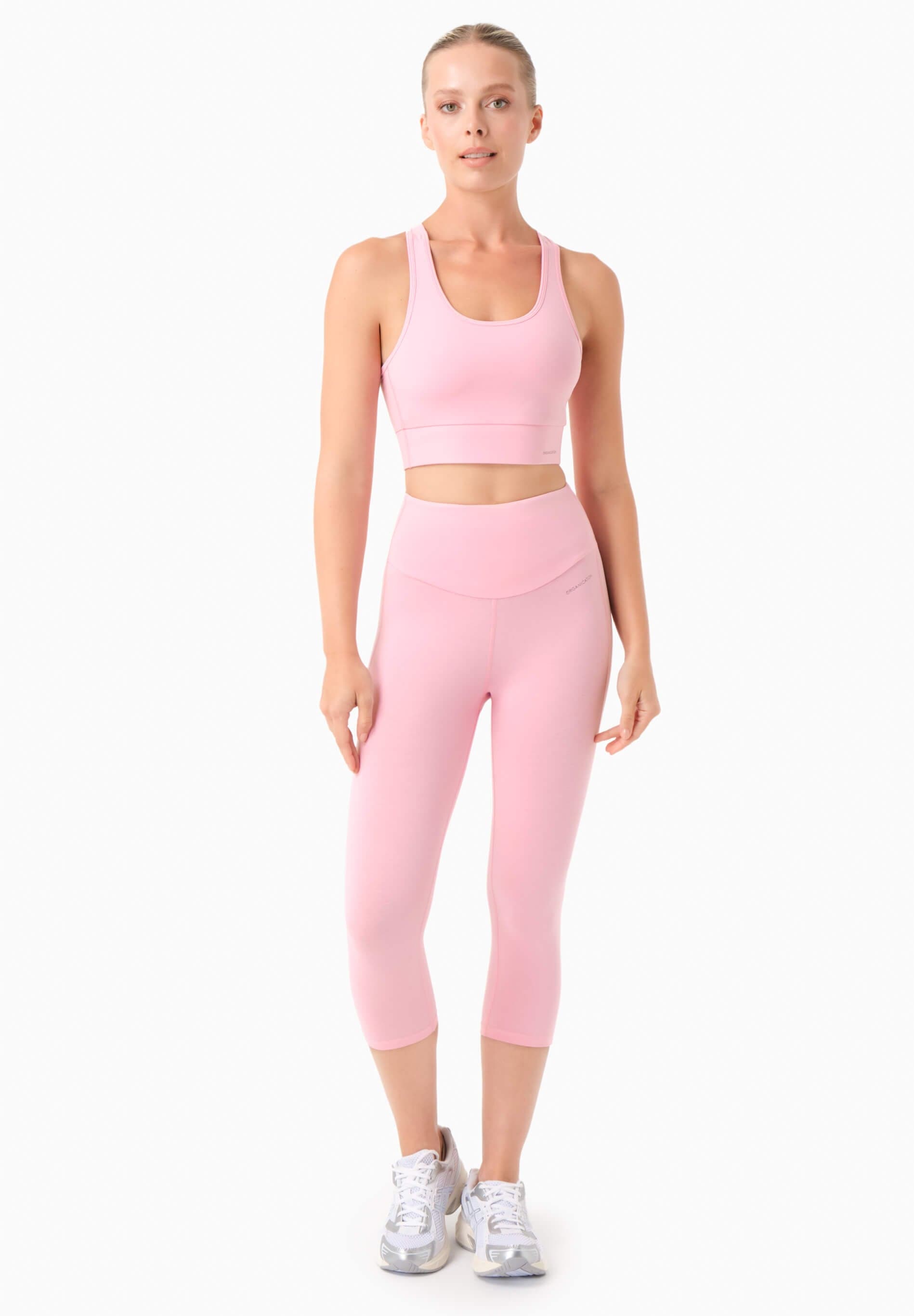 Lissa Capri Leggingsit Roosa – ORGANICATION