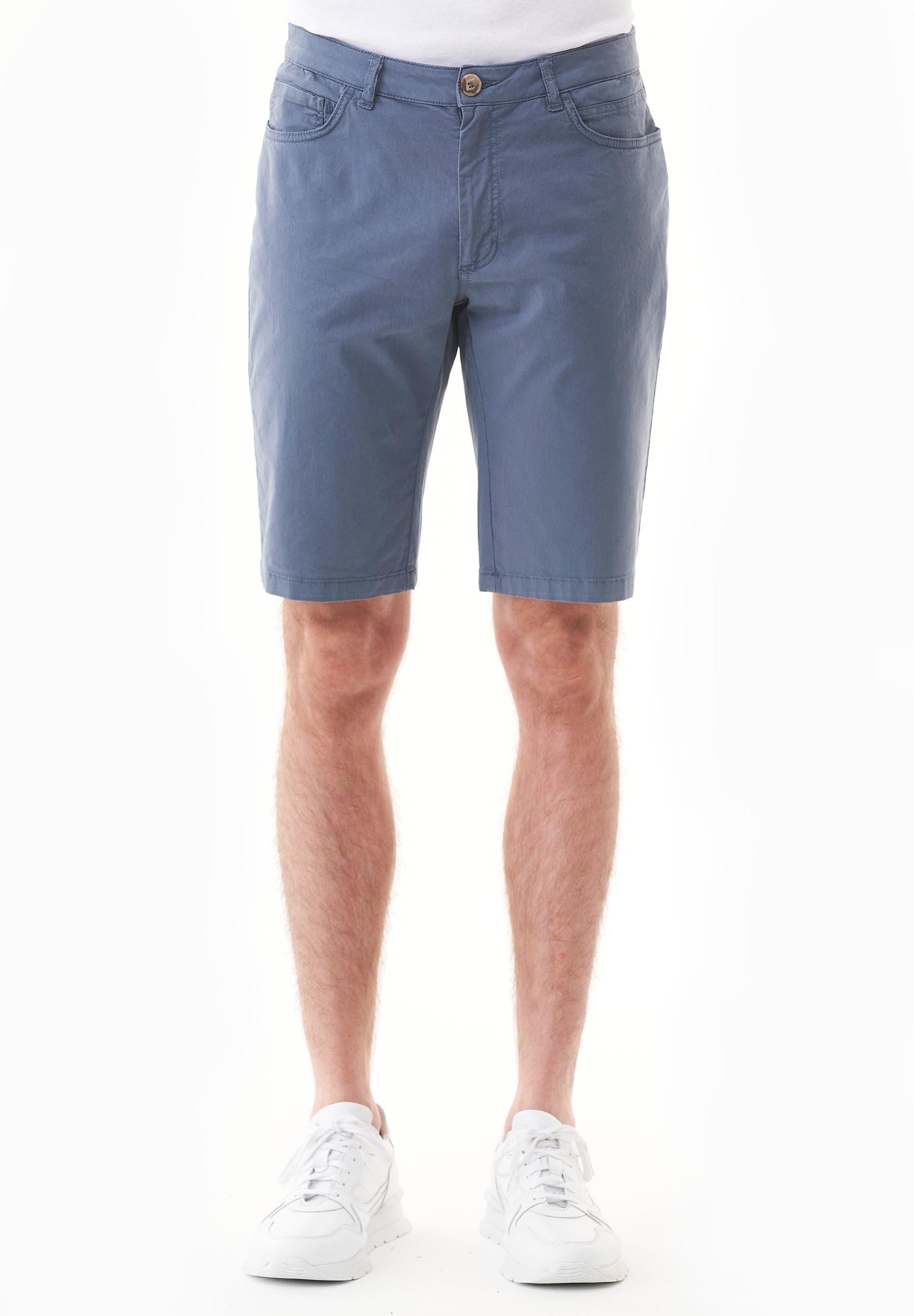 Men's Regular Fit Organic Cotton Shorts Vintage Blue – ORGANICATION