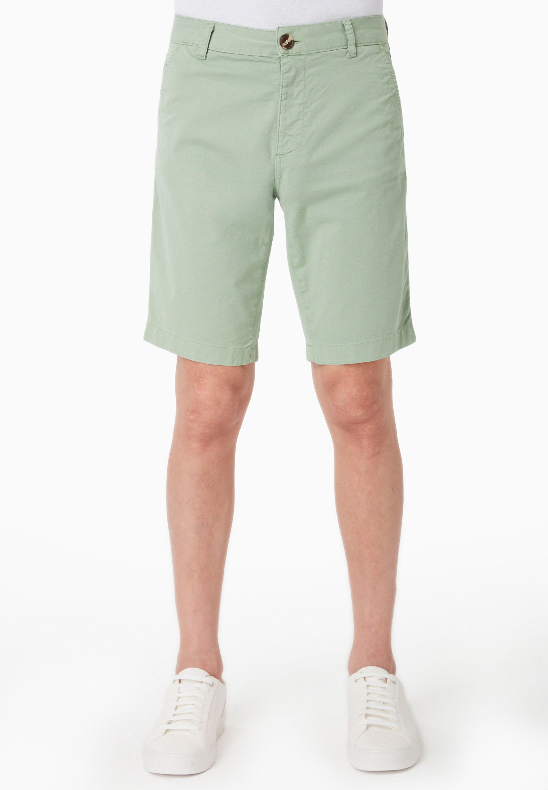 Miesten Slim Fit Chinoshortsit Matcha Green – ORGANICATION