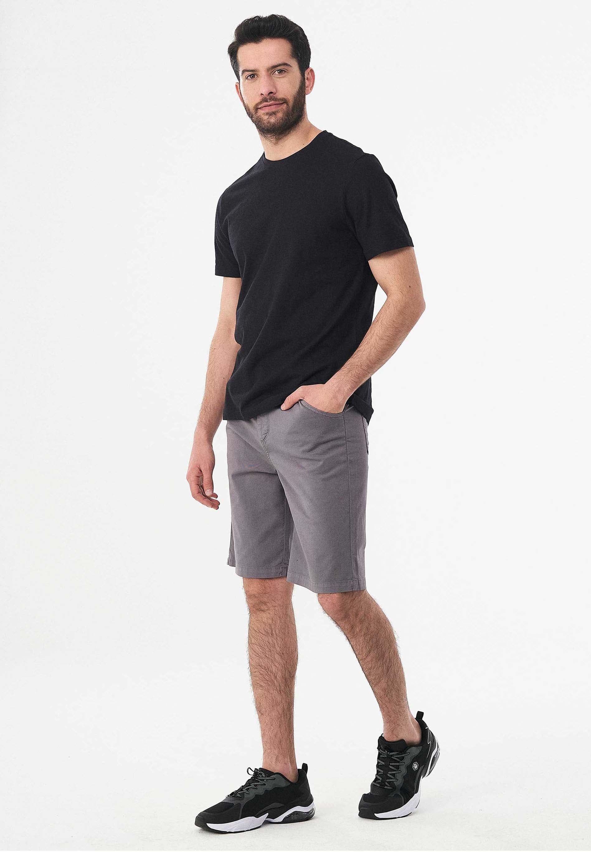 Miesten Five-Pocket Bermudashortsit Shadow – ORGANICATION