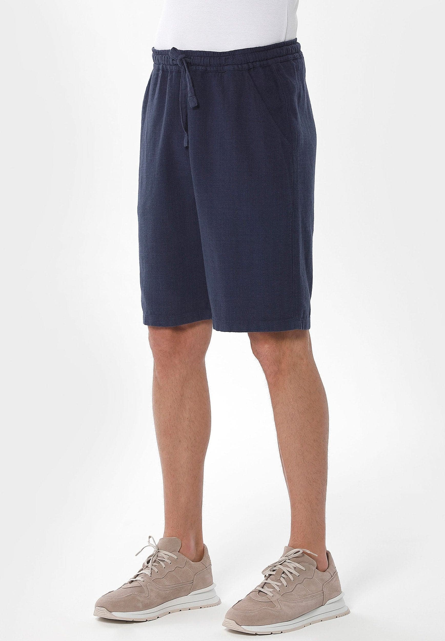 Miesten Rennot Shortsit Tummansininen – ORGANICATION