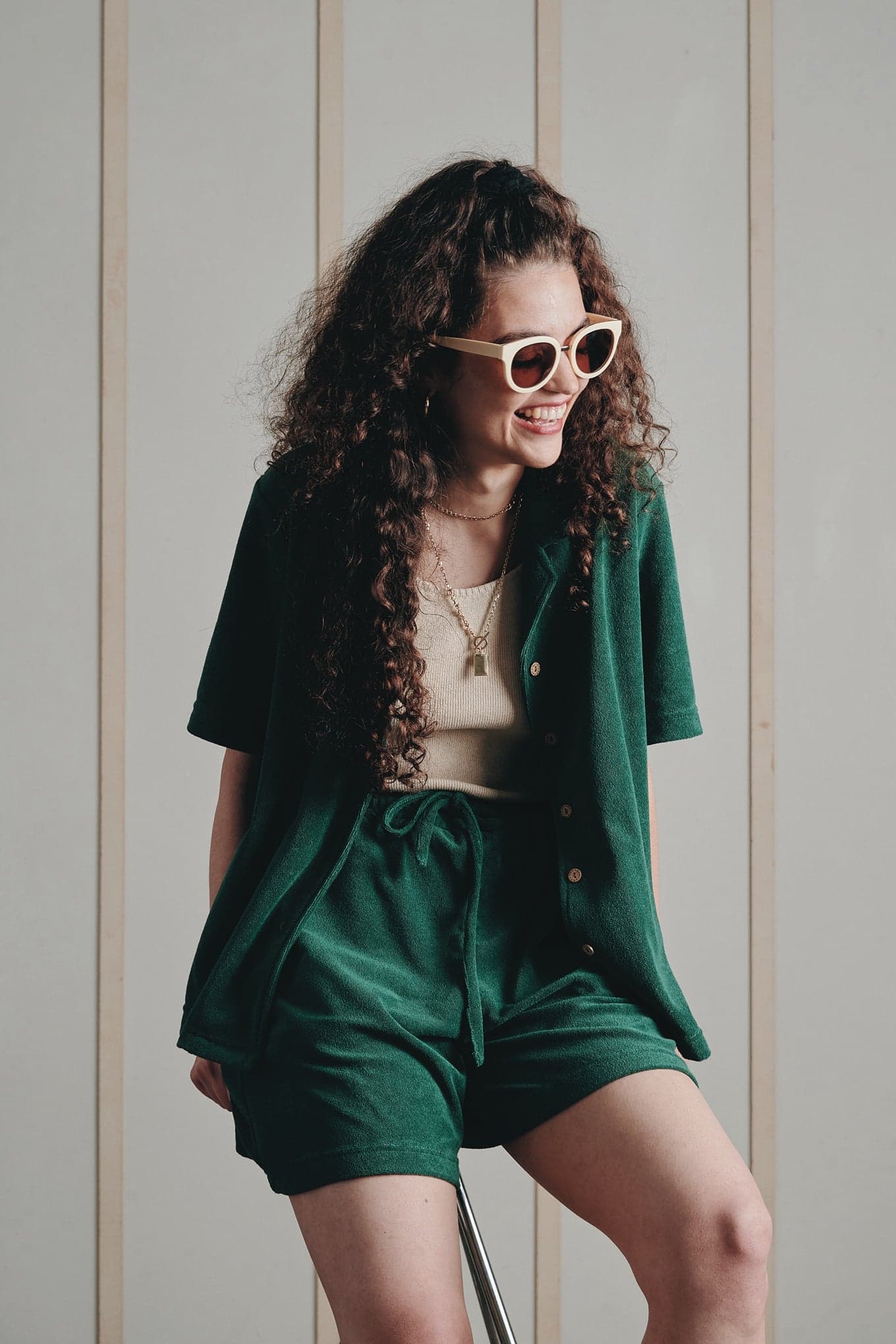 Leah Shortsit Jungle Green – KOMODO