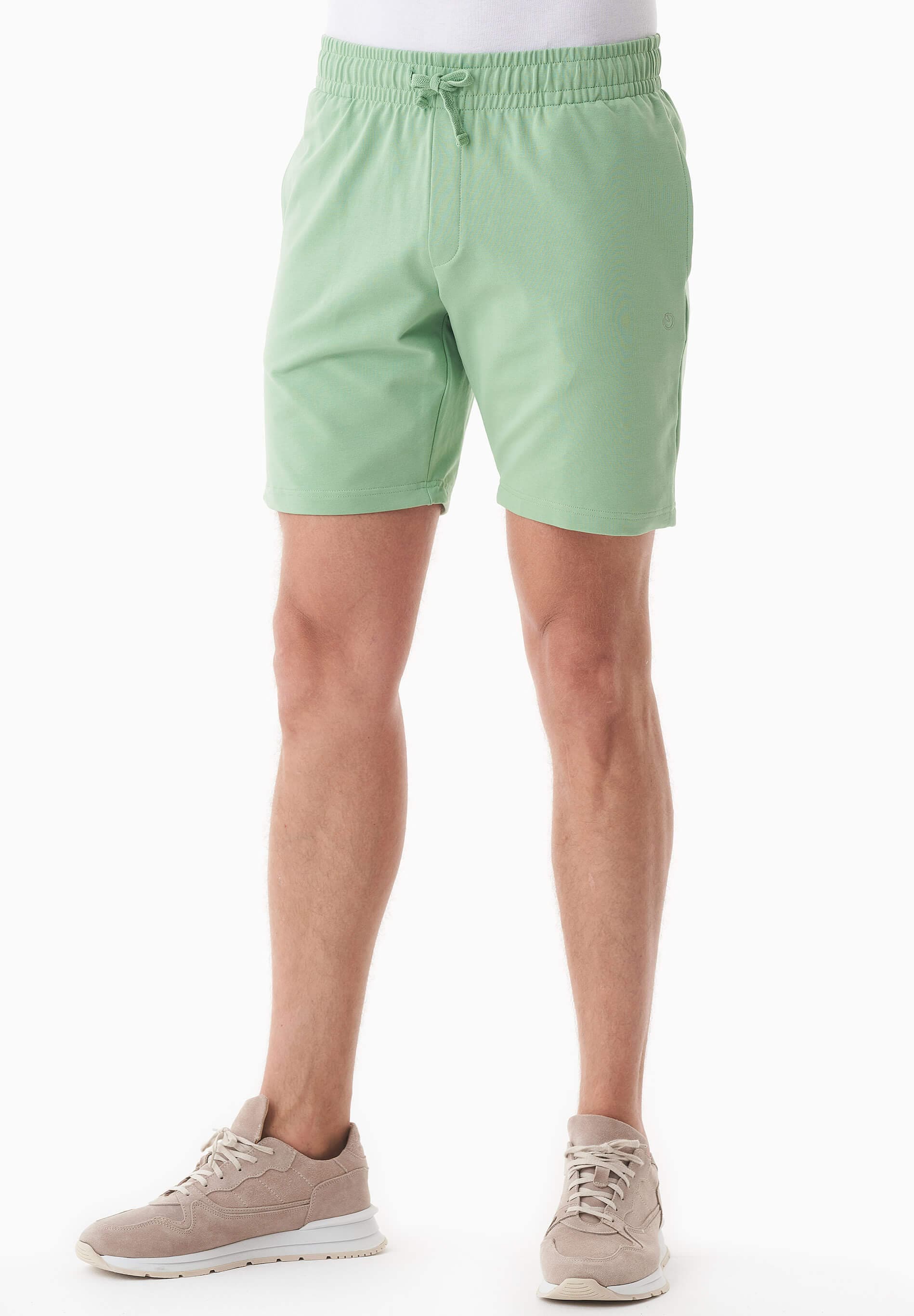 Sahin Collegeshortsit Mineral Green – ORGANICATION