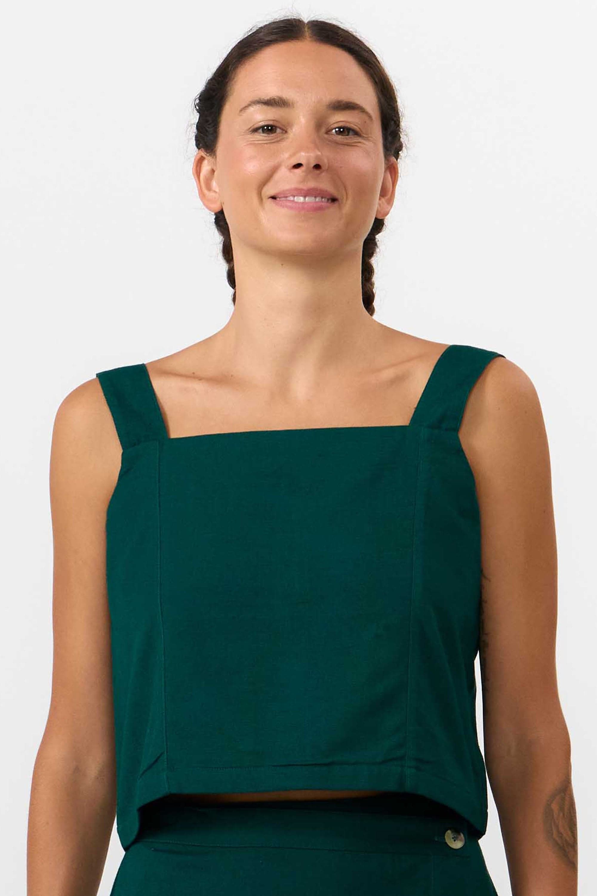 Odiel Top Deep Green – SUITE13LAB