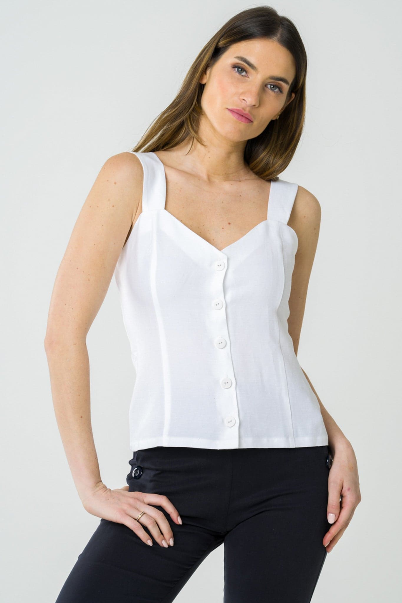 Anémone Top White – Avani
