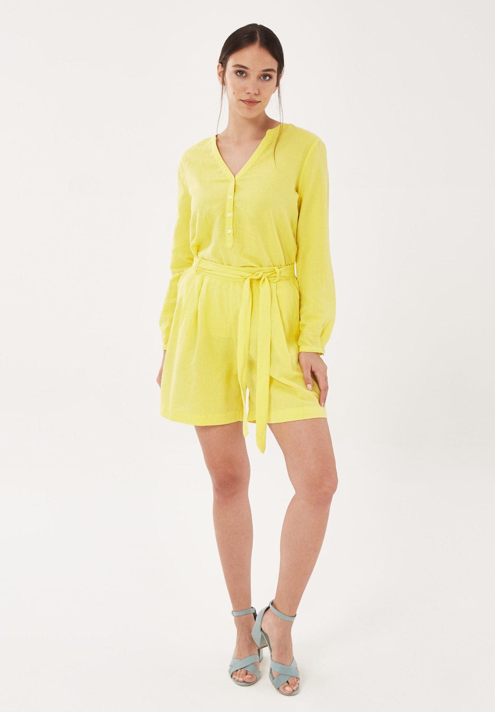 Pellavasekoiteshortsit Lemonade – ORGANICATION