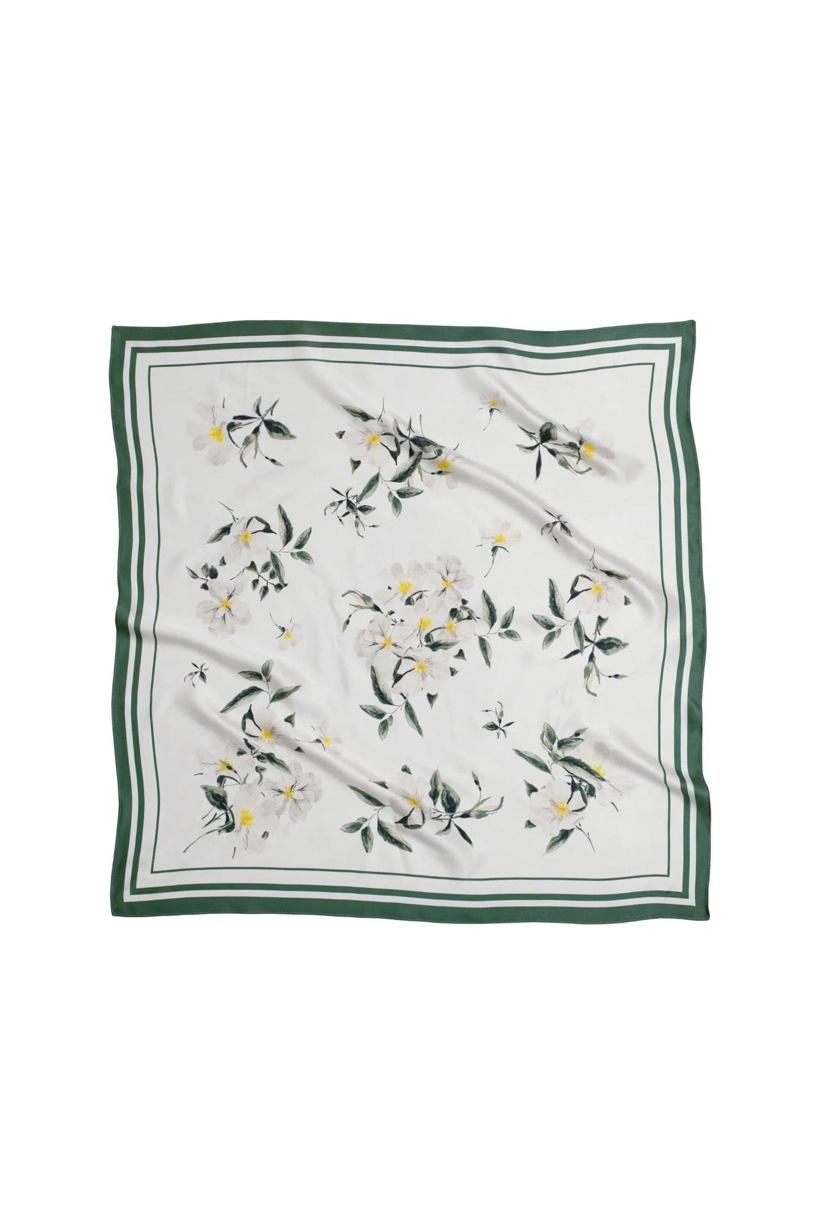 Beige Collection Medium Silk Scarf Floral – RainSisters