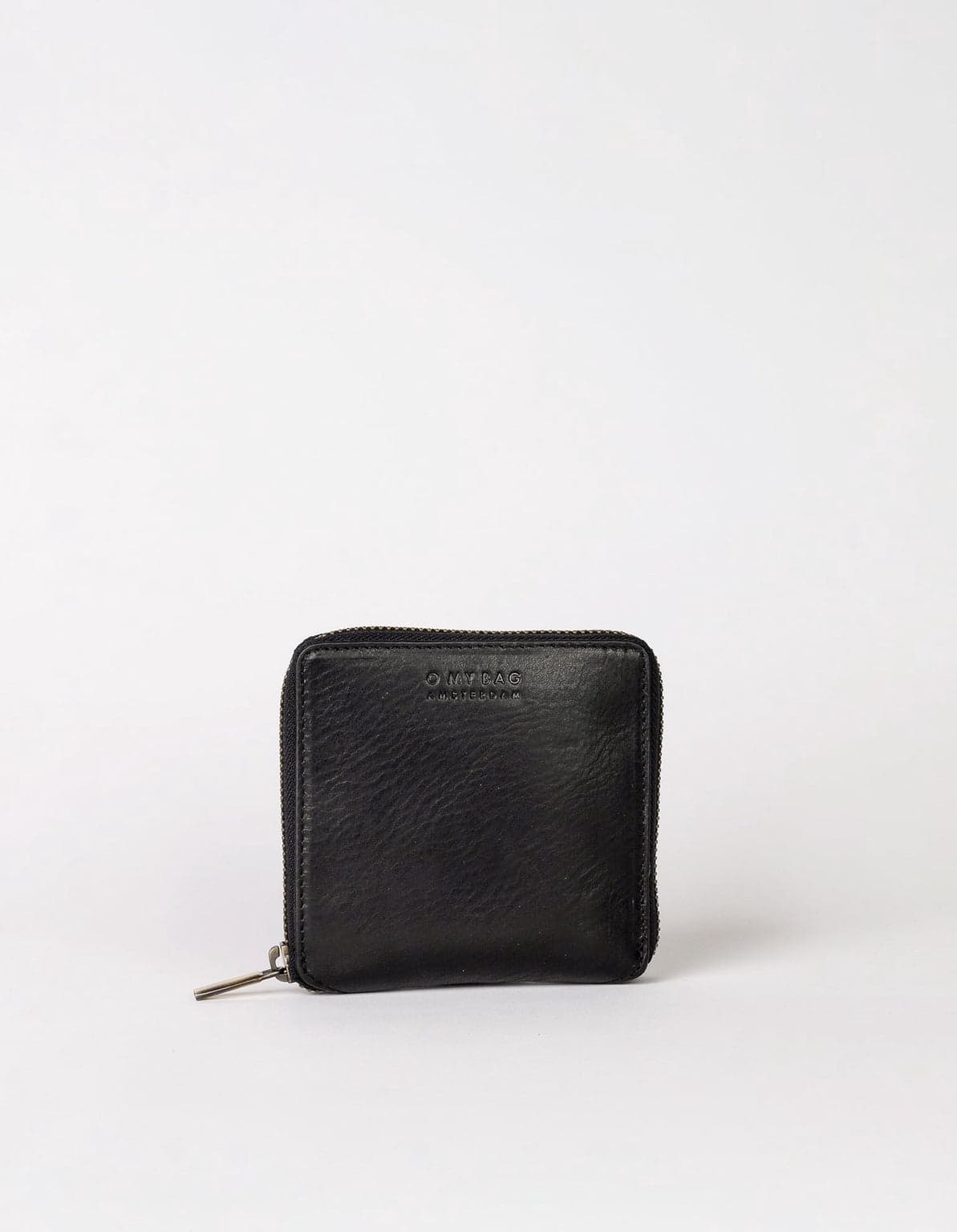 Sonny Square Wallet Stromboli Leather Black – O My Bag