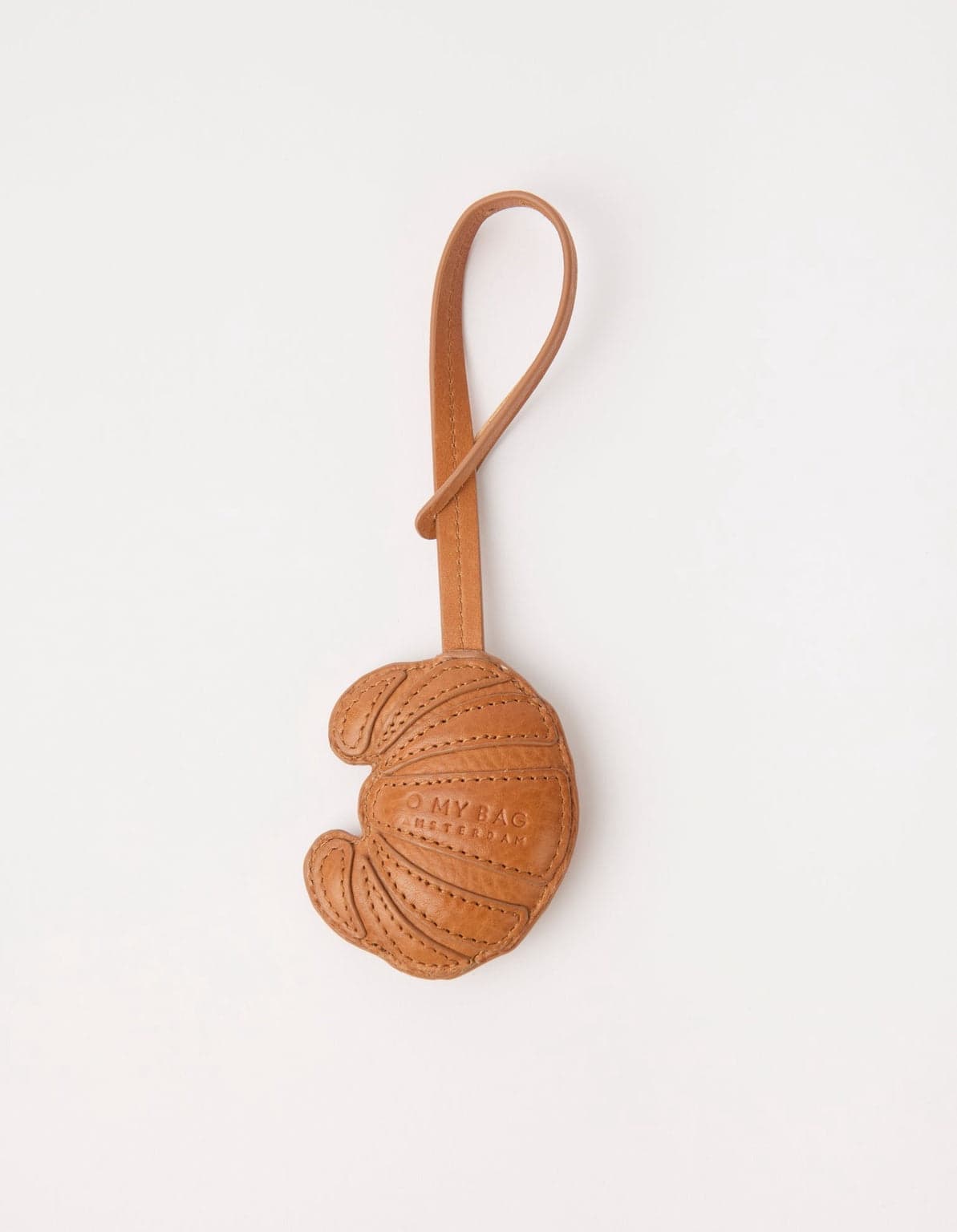 Croissant Bag Charm Wild Oak Soft Grain Leather – O My Bag