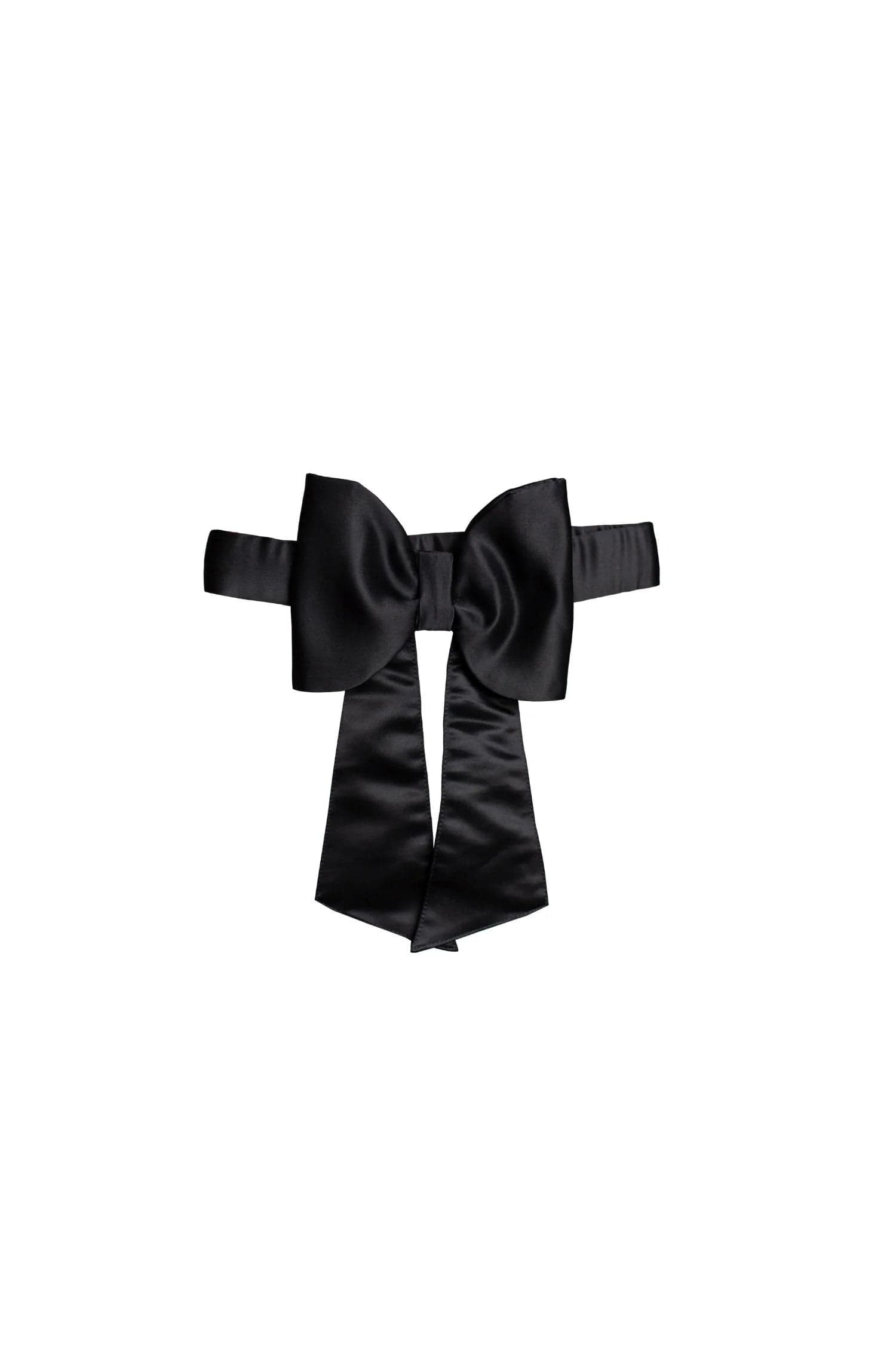 Girls Bow Belt Black – RainSisters