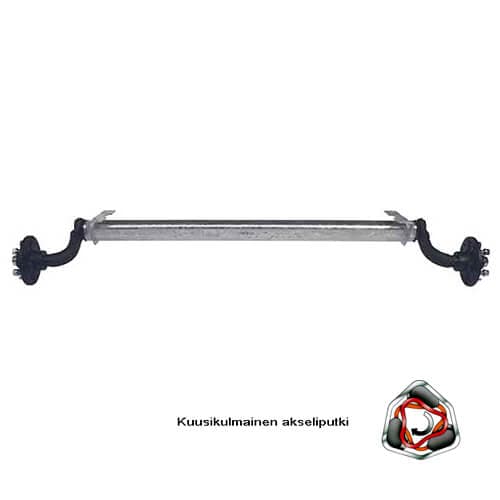 Akseli AL-KO WP 750 kg A1200 (vesitiivis 4x100 jarruton)