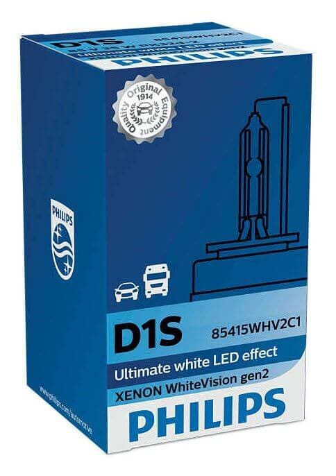 Ajovalopolttimo Xenon WhiteVision, D1S, Philips – Philips