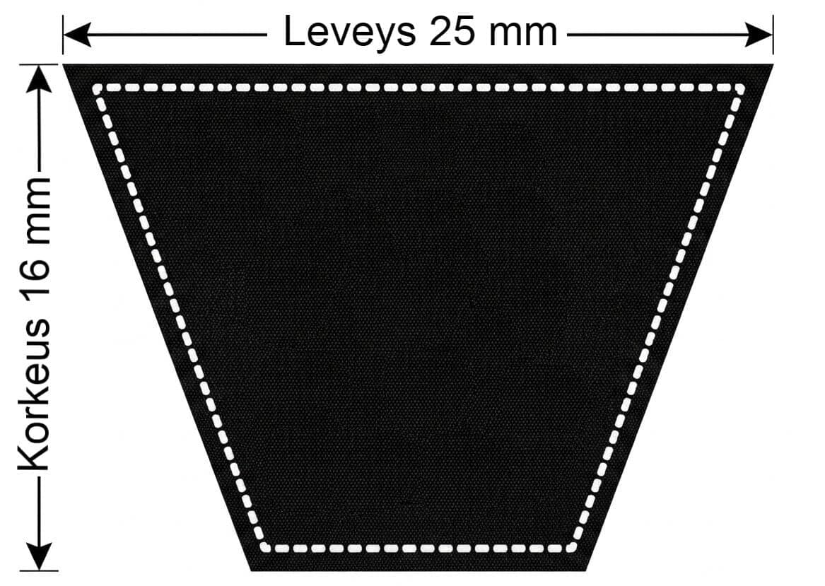 Kiilahihna 25 x 6300 mm, Halikon Belts – Halikon Belts