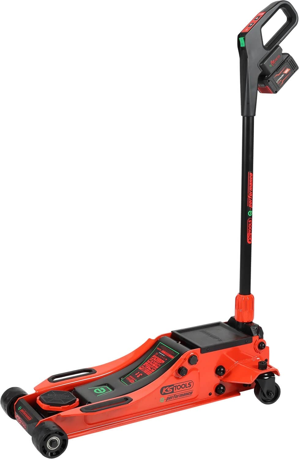Akkukäyttöinen hydraulinen autotunkki e-Performance 3 t, 508 mm, KS Tools – KS-Tools