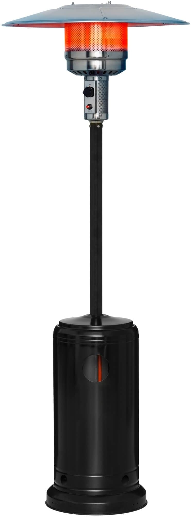 Terassilämmitin kaasukäyttöinen, musta, 13 kW