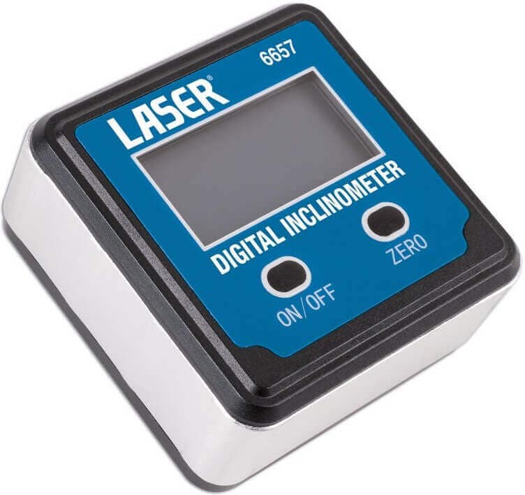 Digitaalinen astekulmamittari, Laser – Laser