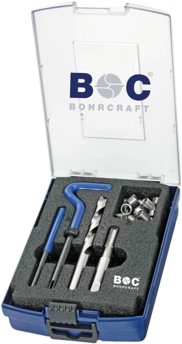 Kierteenkorjaussarja M12 x 1,25 hienokierteelle, Bohrcraft – Bohrcraft
